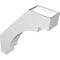 Ekena Millwork 6-in. W x 26-in. D x 30-in. H Merced Architectural Grade PVC Knee Brace BRCP06X26X30MRC - alternate 3